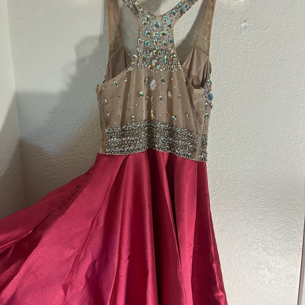 Elegant Pink Prom Dress - Picture 8 of 11